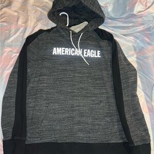 American Eagle Outfitters Men's Grey Hoodie